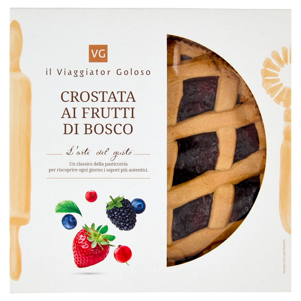 Crostata ai Frutti di Bosco il Viaggiator Goloso